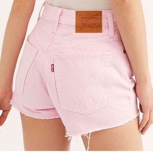 Levi’s 501 Pink Demin Shorts